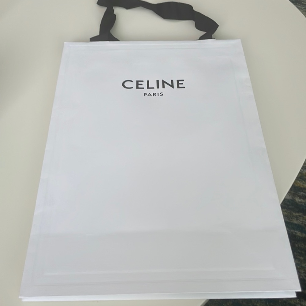 Celine Paris shopping bag 14”x10”